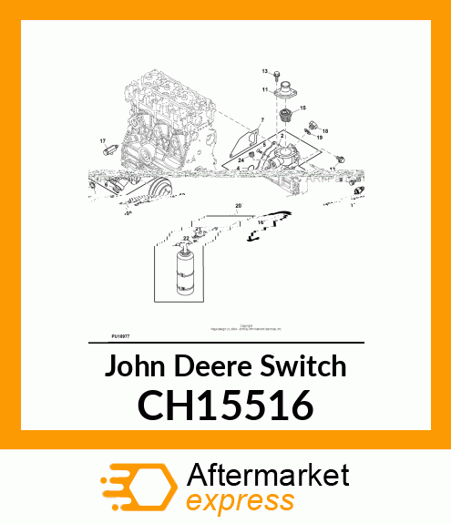 SWITCH, WATER TEMPERATURE CH15516