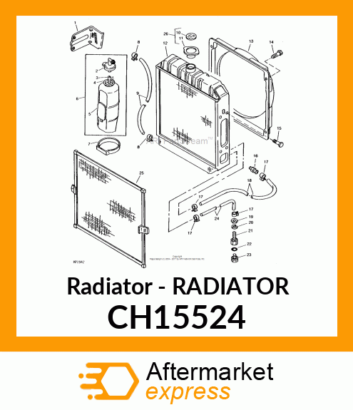 Radiator - RADIATOR CH15524