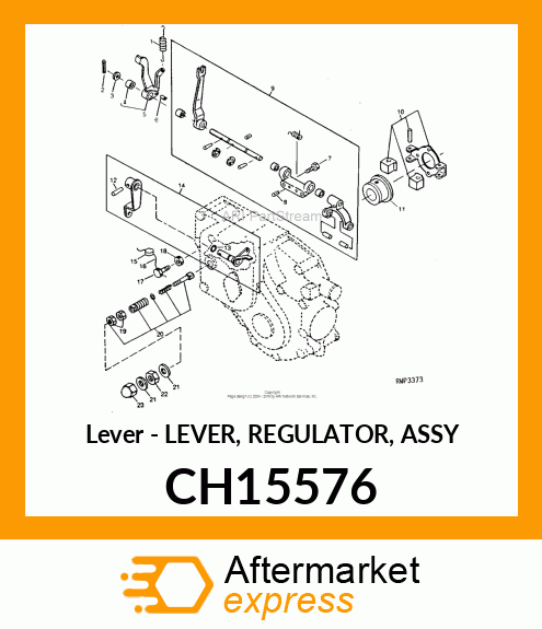 Lever - LEVER, REGULATOR, ASSY CH15576