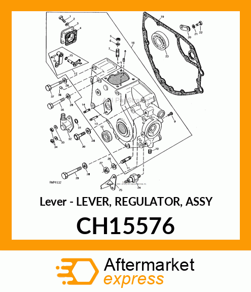 Lever - LEVER, REGULATOR, ASSY CH15576