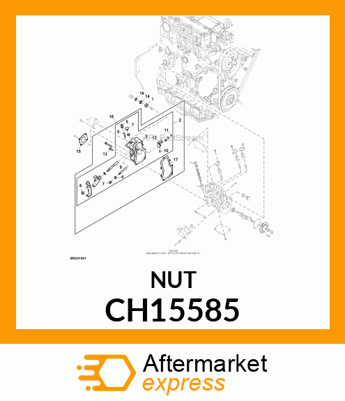 Nut CH15585