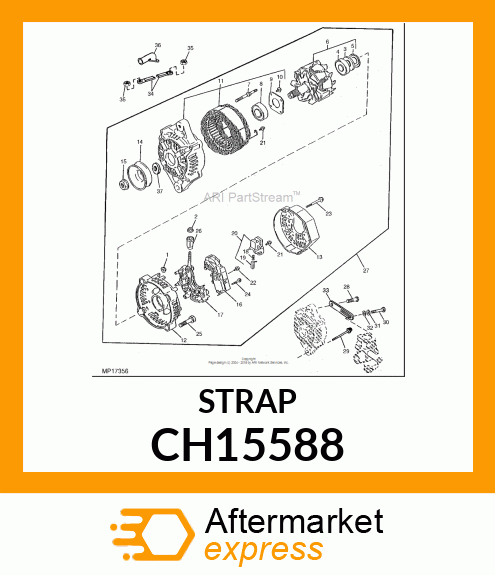 STRAP, GENERATOR CH15588