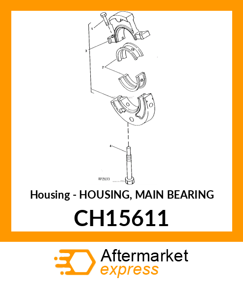 Housing - HOUSING, MAIN BEARING CH15611