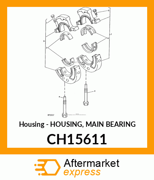 Housing - HOUSING, MAIN BEARING CH15611