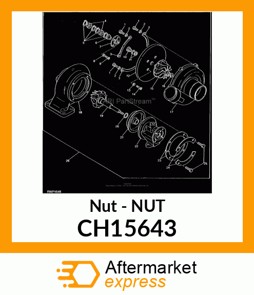 Nut CH15643