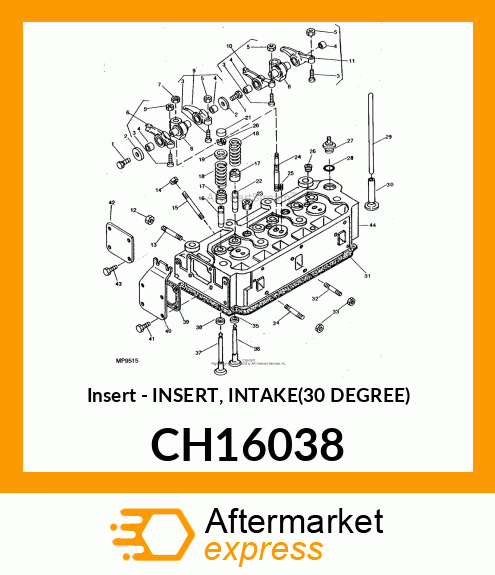 Insert - INSERT, INTAKE(30 DEGREE) CH16038