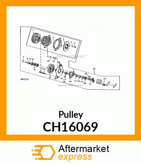 Pulley CH16069