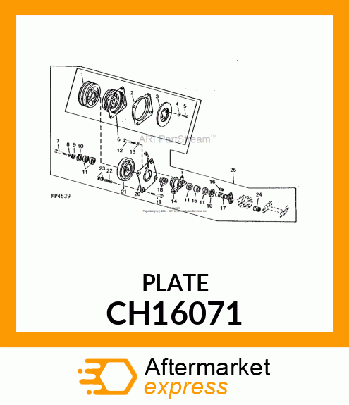 Plate - PLATE CH16071