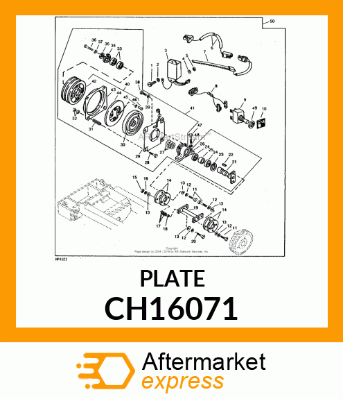 Plate - PLATE CH16071