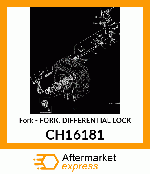 Fork Differential Lock CH16181