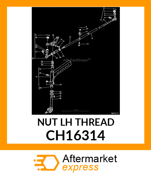 Nut Lh Thread CH16314