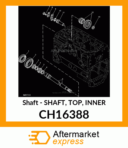 Shaft - SHAFT, TOP, INNER CH16388