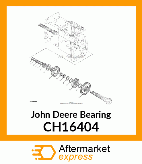 BEARING, BALL CH16404