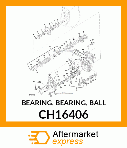 BEARING, BEARING, BALL CH16406