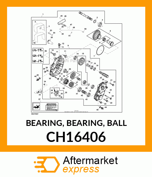 BEARING, BEARING, BALL CH16406