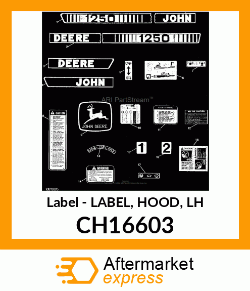 Label Hood Lh CH16603