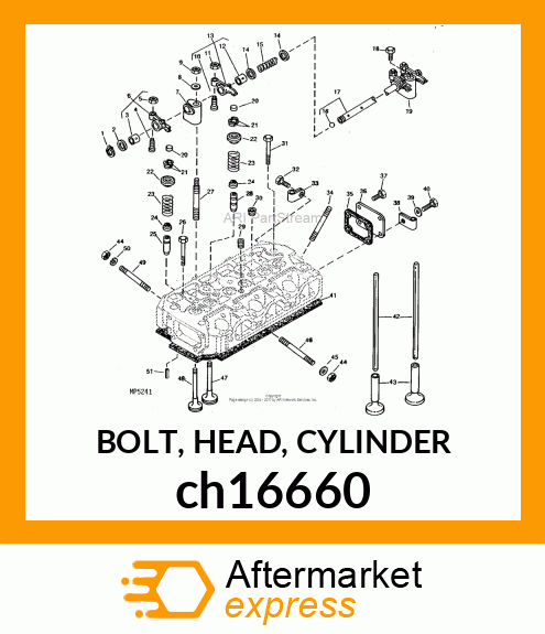 BOLT, HEAD, CYLINDER ch16660