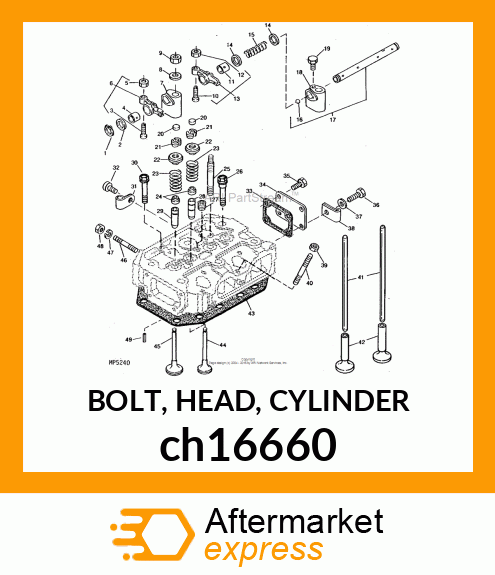 BOLT, HEAD, CYLINDER ch16660