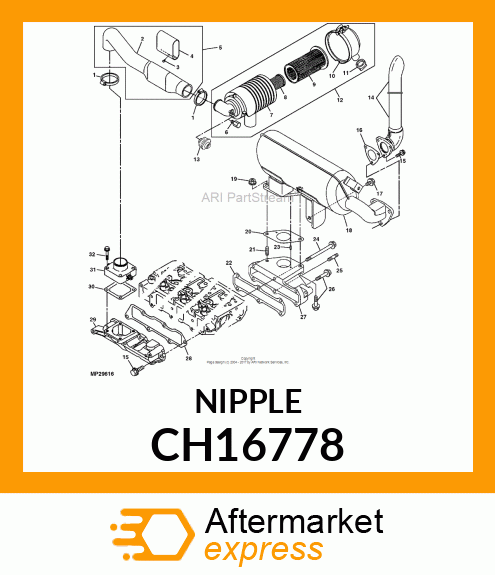 NIPPLE CH16778