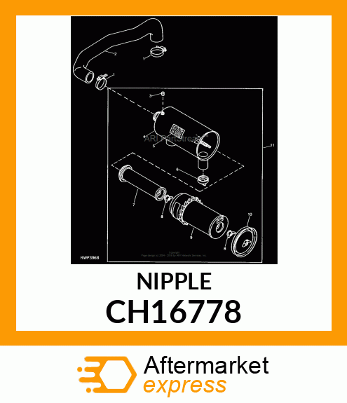 NIPPLE CH16778