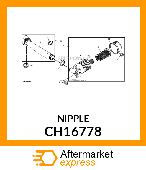 NIPPLE CH16778