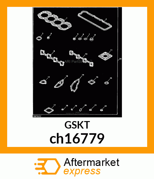 GASKET, AIR HEATER ch16779