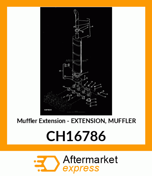 Muffler Extension - EXTENSION, MUFFLER CH16786