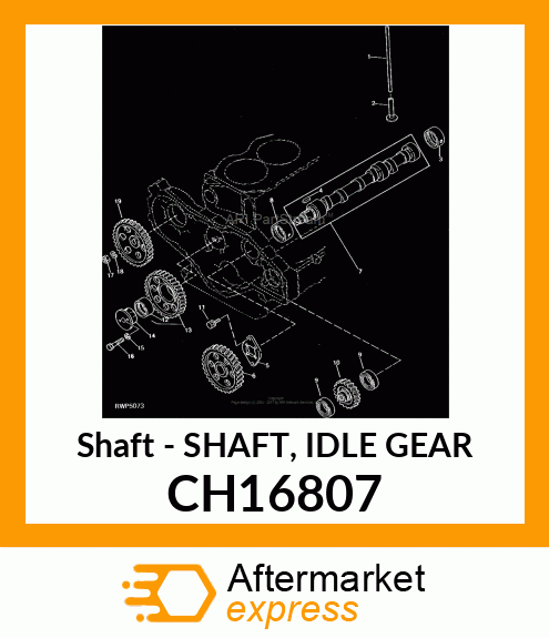 Shaft Idle Gear CH16807