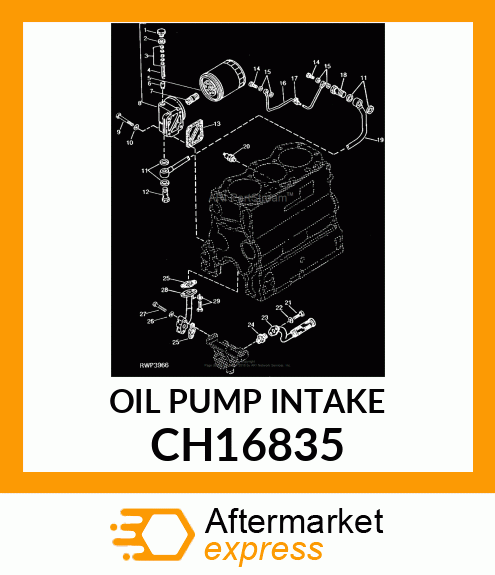 Oil Pump Intake CH16835