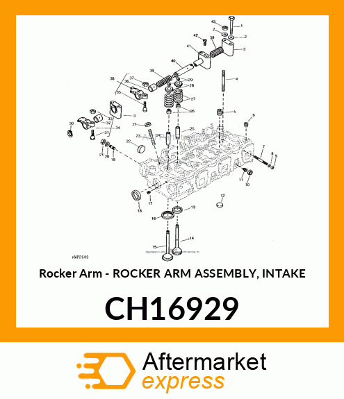 Rocker Arm - ROCKER ARM ASSEMBLY, INTAKE CH16929