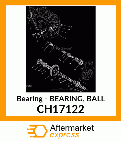 Bearing - BEARING, BALL CH17122