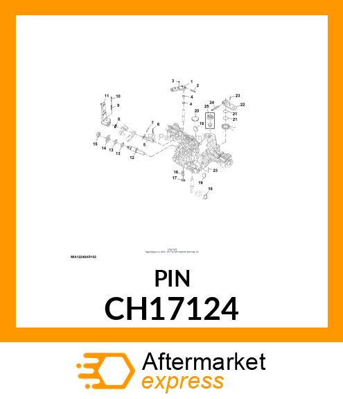 PIN, PIN, ROLL CH17124