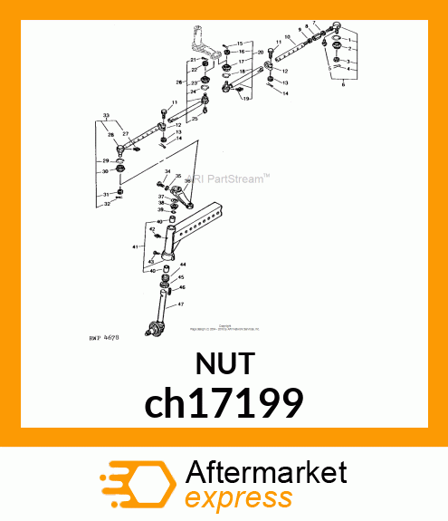 NUT, METRIC, THIN HEX CASTLE ch17199