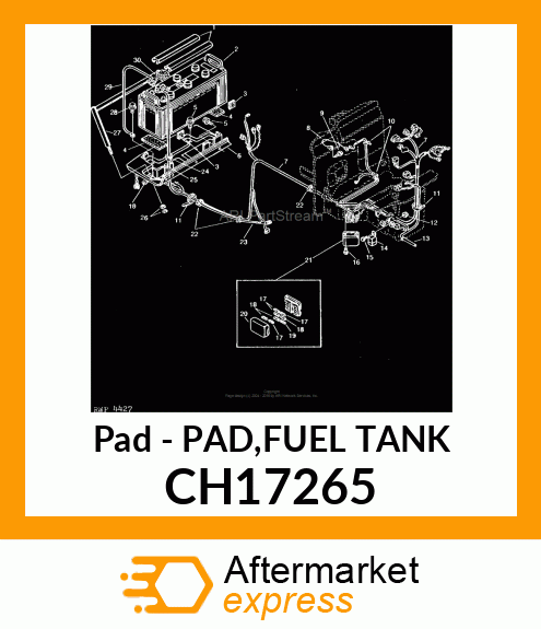 Pad Fuel Tank CH17265