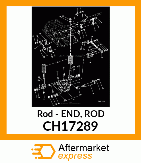 Rod - END, ROD CH17289