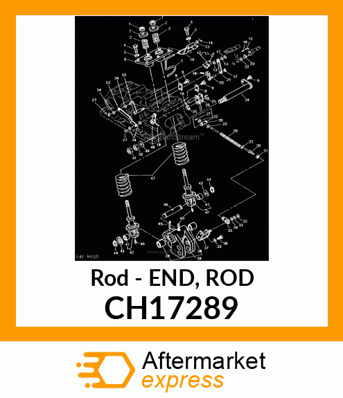 Rod - END, ROD CH17289