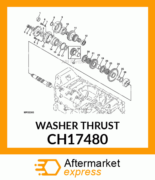 WASHER THRUST CH17480