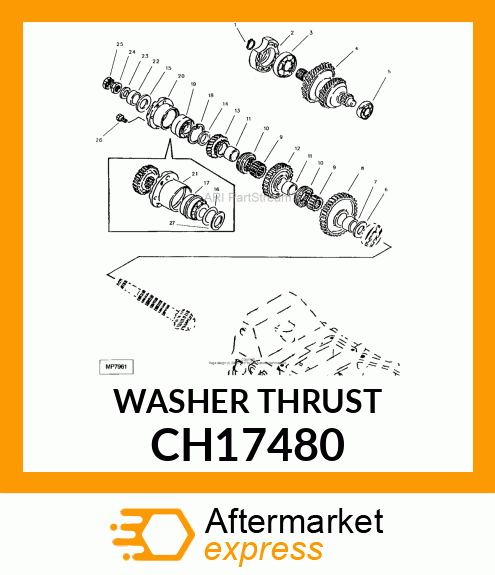 WASHER THRUST CH17480