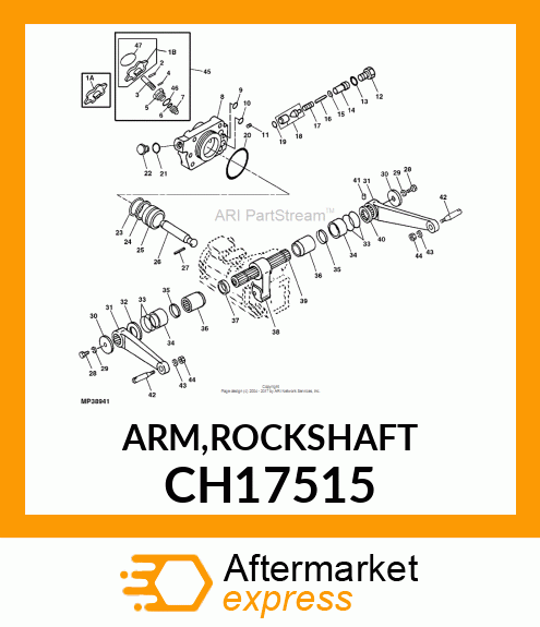 ARM, ARM,ROCKSHAFT CH17515