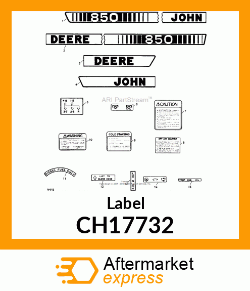 Label CH17732