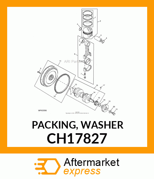 PACKING, WASHER CH17827