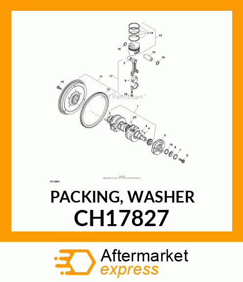 PACKING, WASHER CH17827