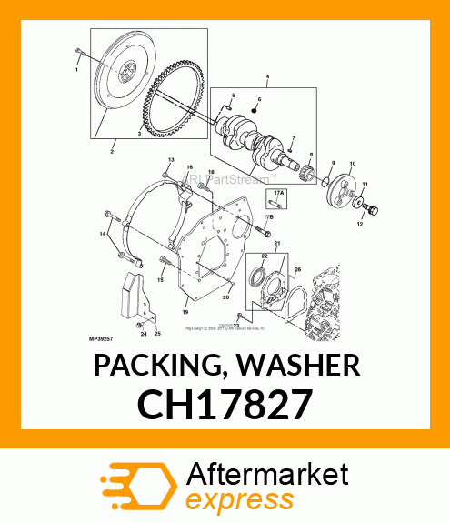 PACKING, WASHER CH17827