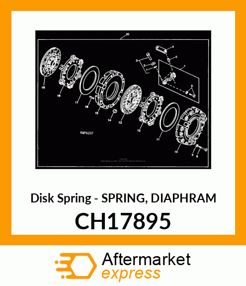 Disk Spring - SPRING, DIAPHRAM CH17895