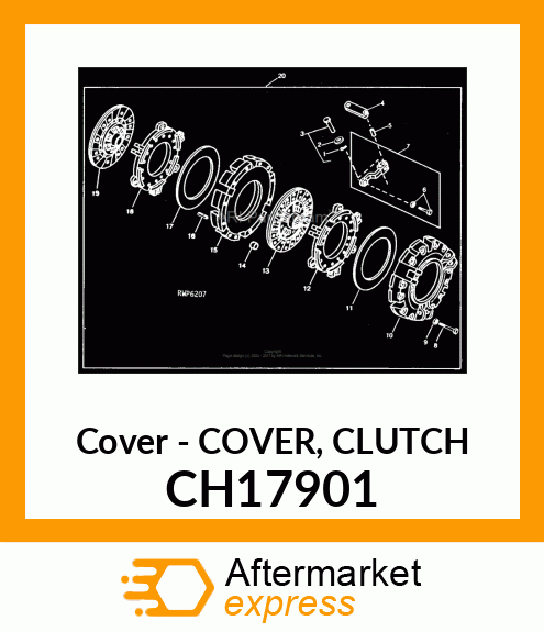 Cover - COVER, CLUTCH CH17901