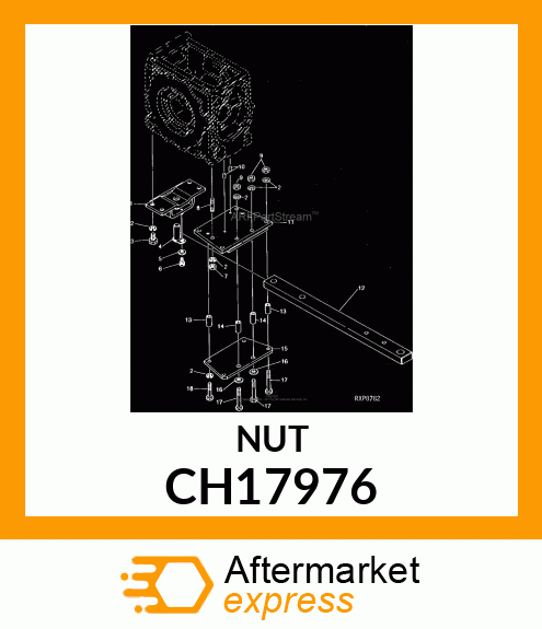 Spare part CH17976 + Nut