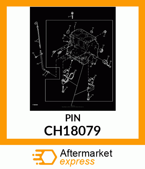 SPRING PIN, PIN CH18079