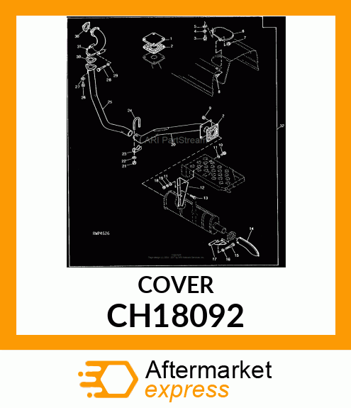 Cover - COVER, MUFFLER CH18092