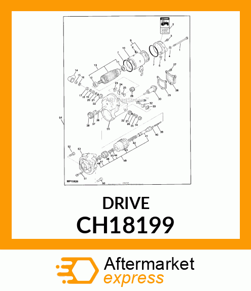 Starter Motor Drive CH18199