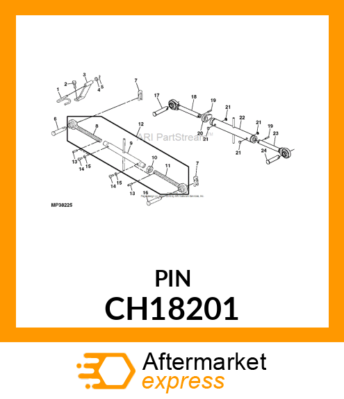 PIN FASTENER, PIN CH18201